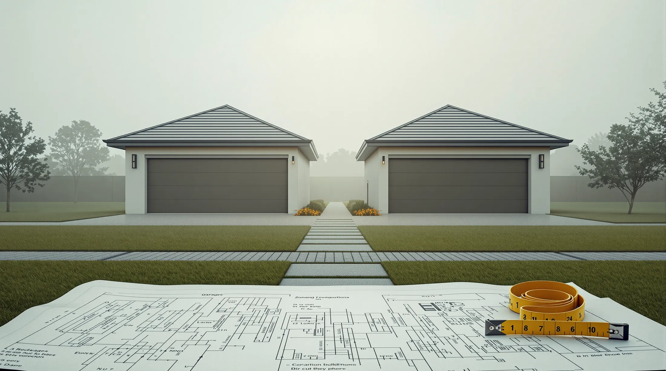 Wie viele Garagen auf einem Grundstück: Vorschriften und Tipps 1 100024473 1742898718